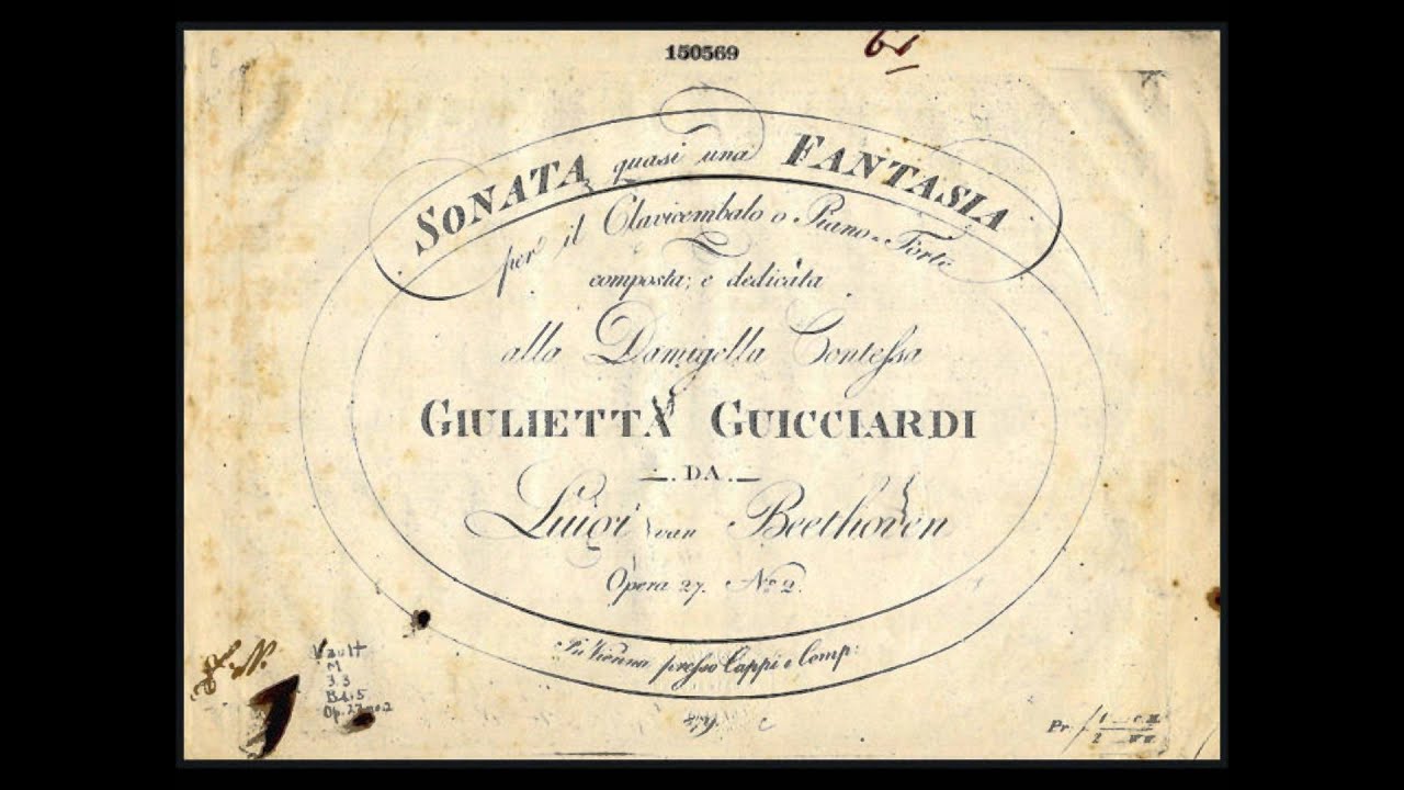 Seymour Bernstein: Beethoven, Sonata, Op. 27 No. 2 (