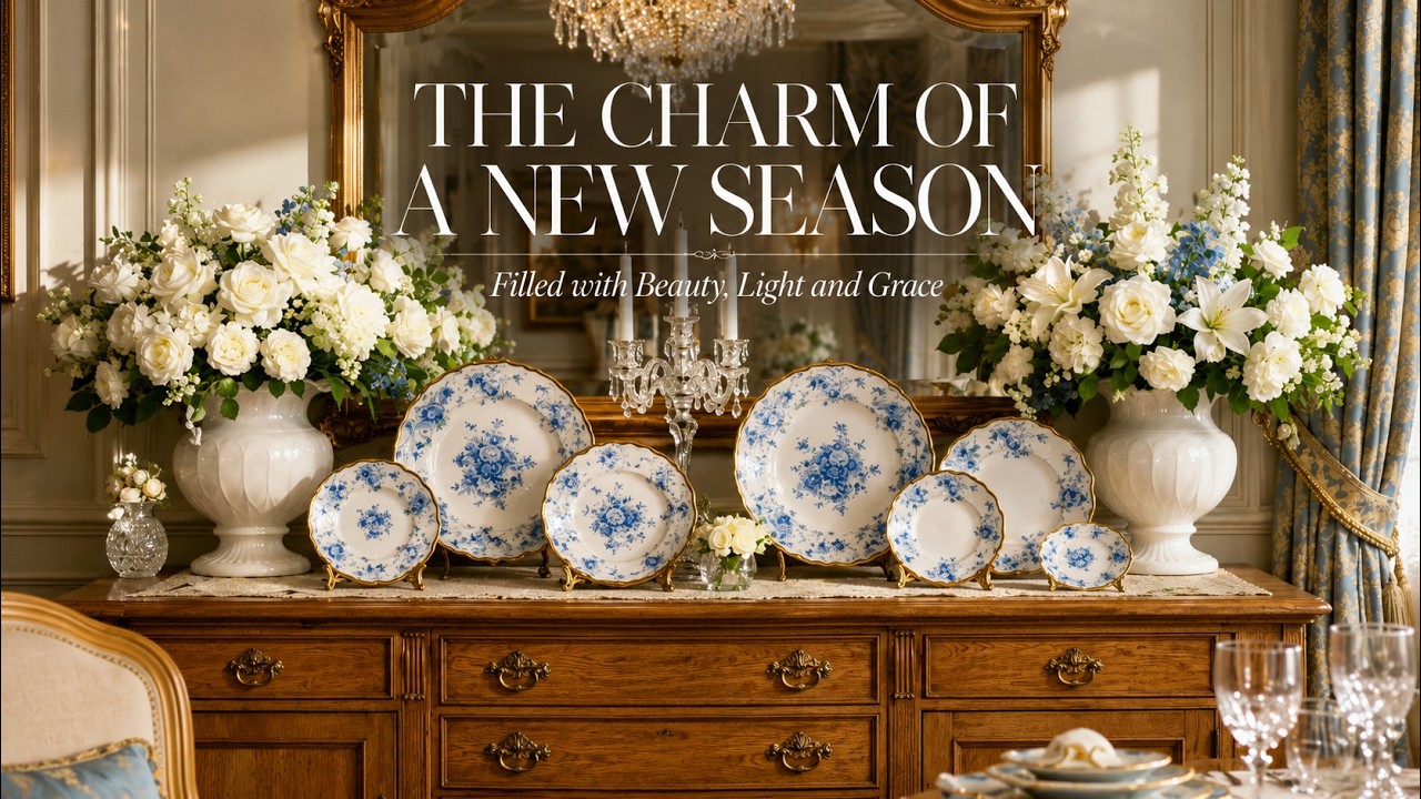 Welcoming Spring | Timeless Elegance, Cozy Interiors & Spring Florals