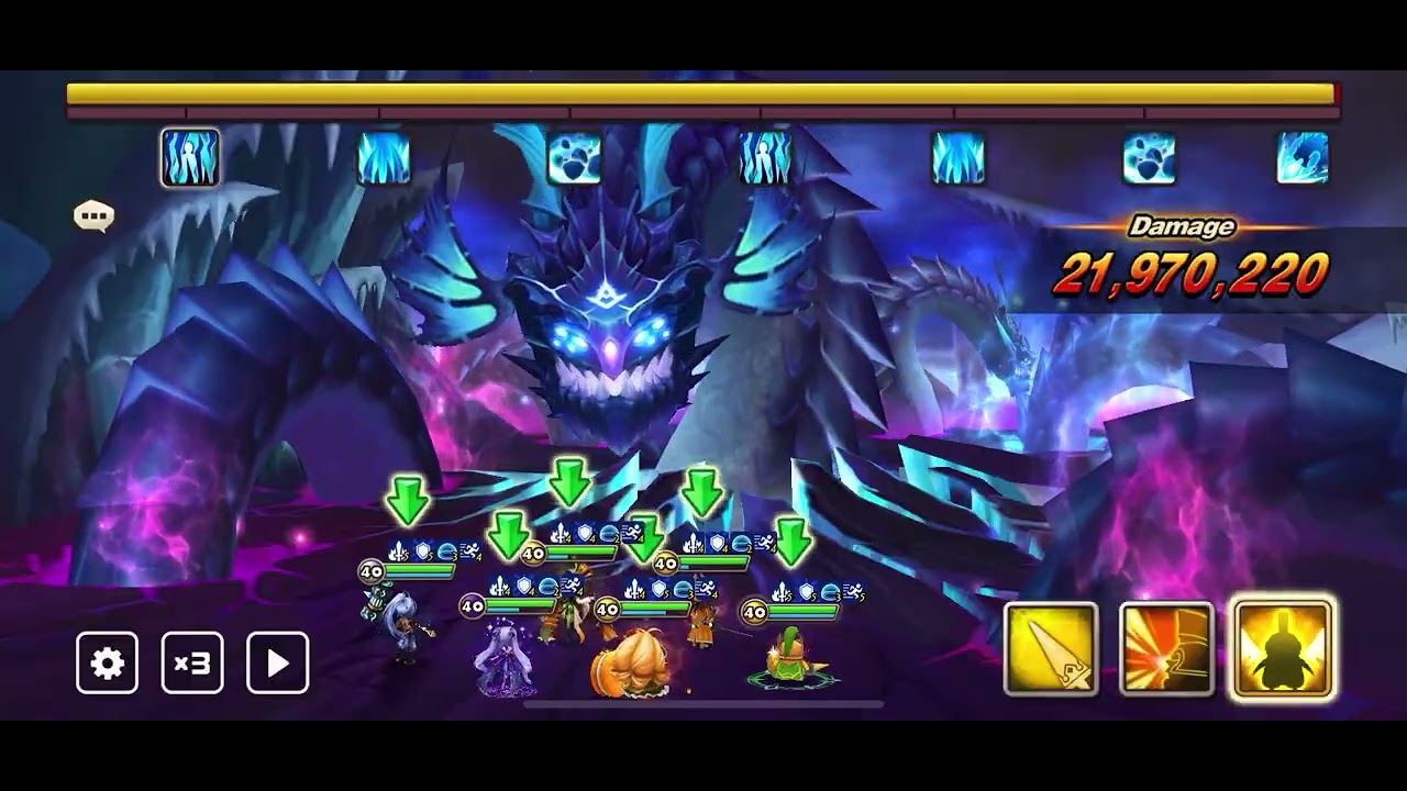 Summoners War Barque water rift record