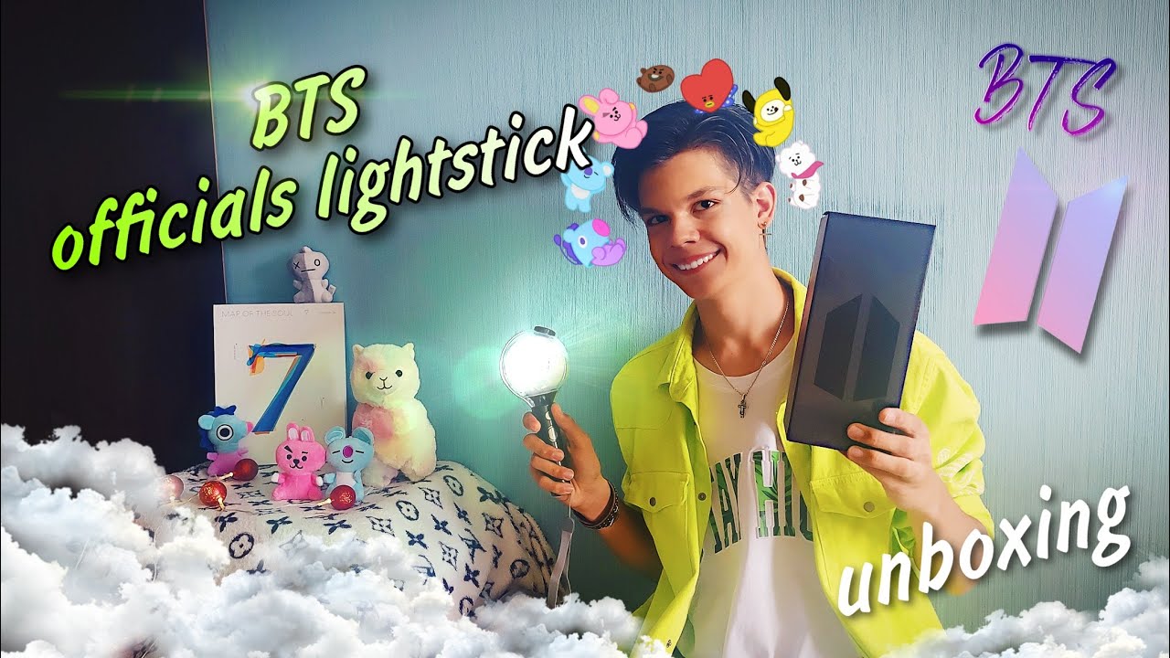 Распаковка и обзор BTS officials lightstick | Army bomb | Map of the soul | Арми бомбочка