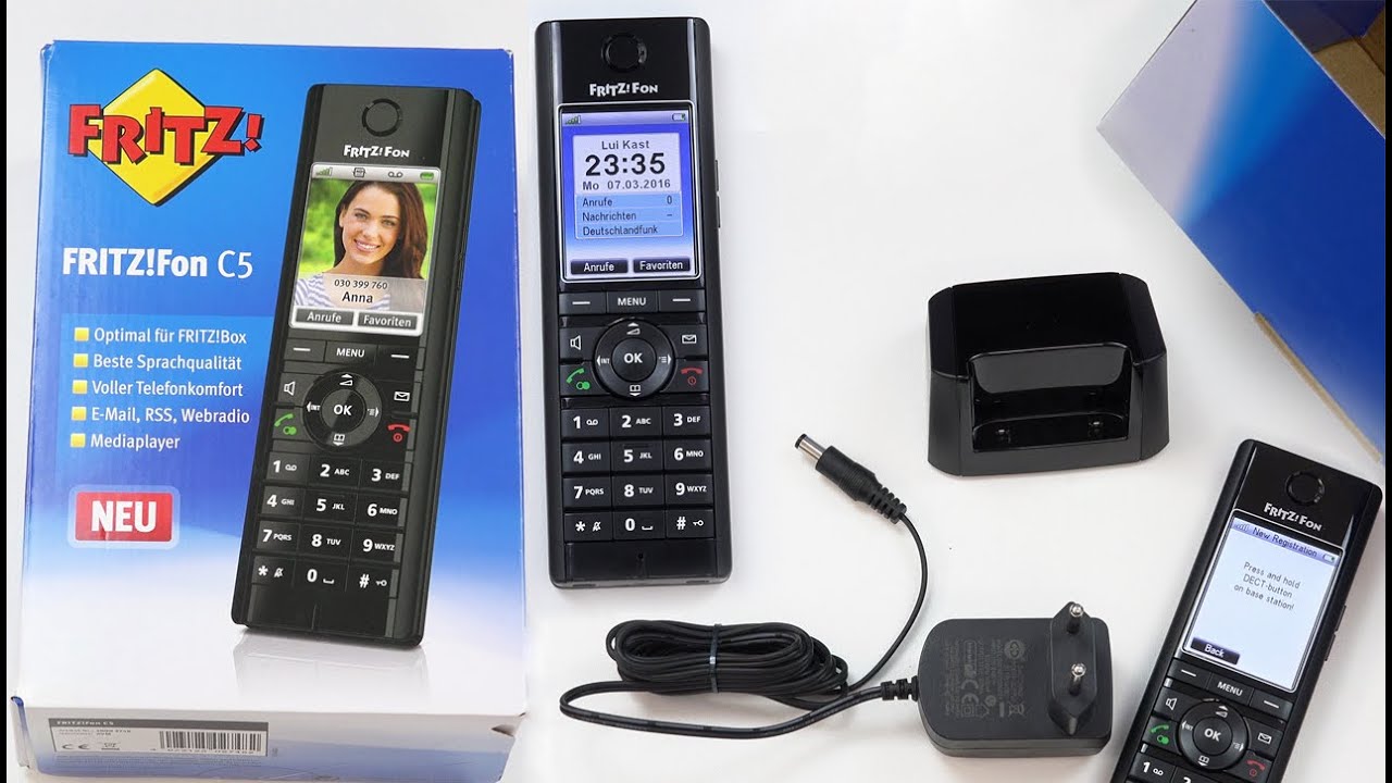 AVM Fritz!Fon C5 im Test: Schnurloses DECT-Telefon für die Fritz!Box