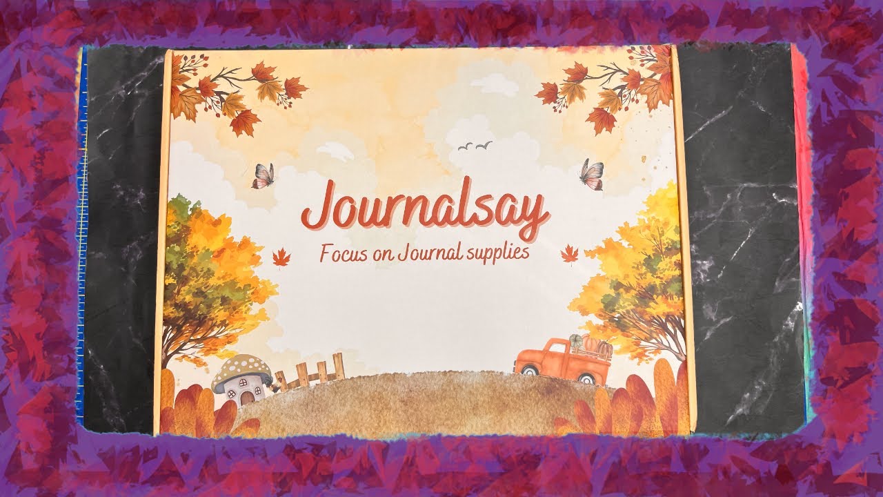 Посмотрите мою первую распаковку Journalsay