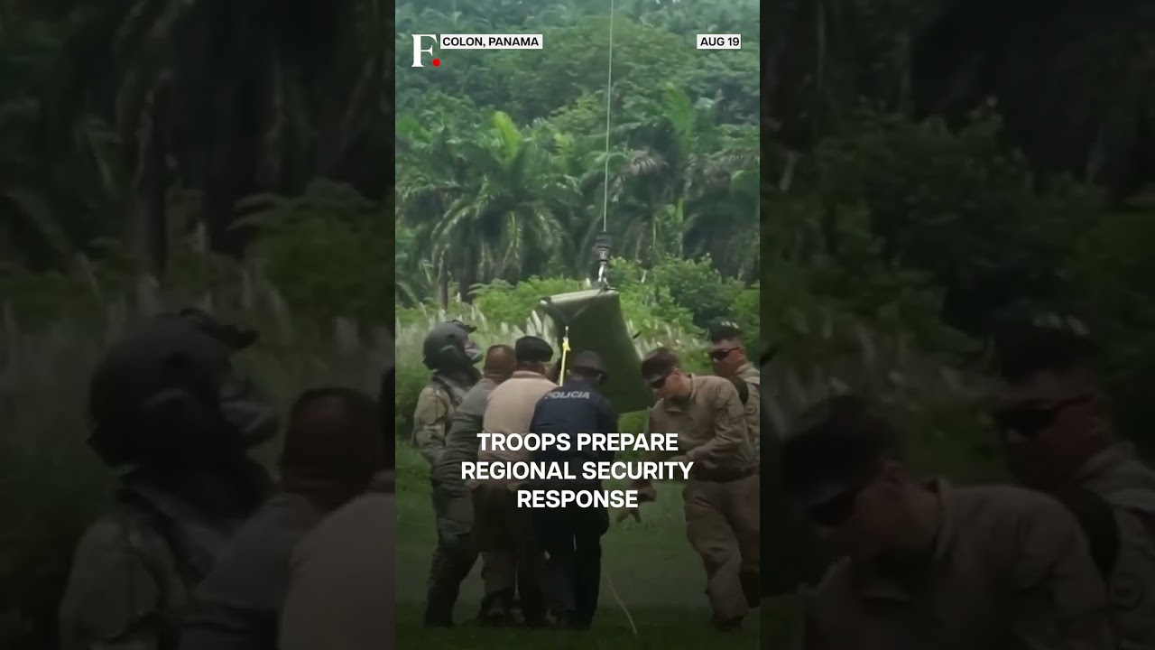 US, Panama Hold Joint Military Drills For Regional Security Response | Subscribe to Firstpost | N18G