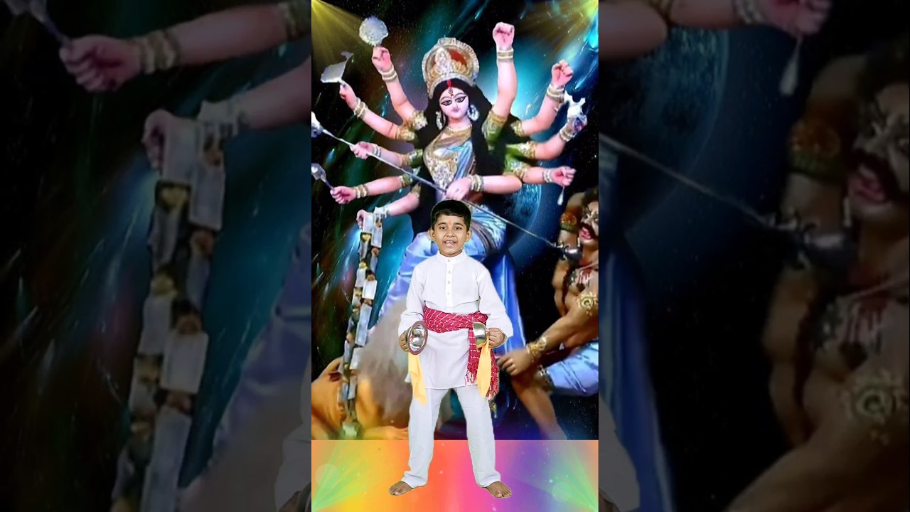 Meri Maa Ka Chola Hai Rangla | Maiya Ka Chola Hai Rangla | Devi Bhajan #navratri #durgapuja #shorts