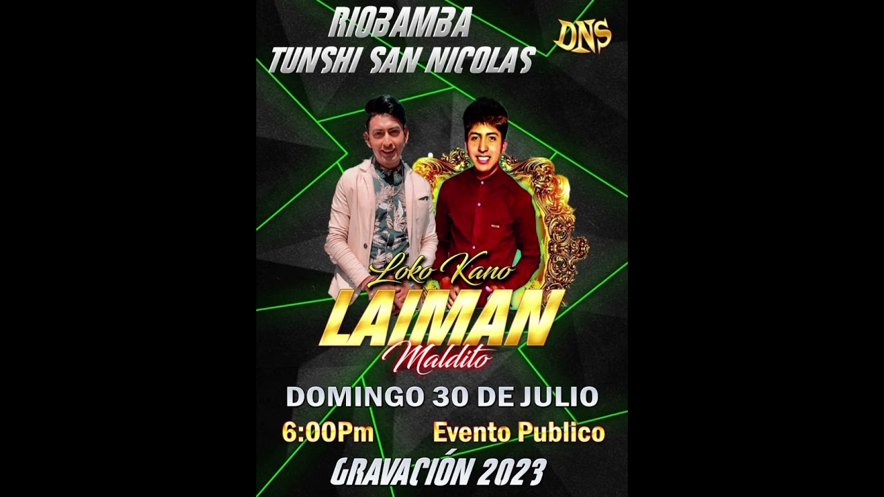 Laiman DJ animación del Loko Kanno Grabación 2023