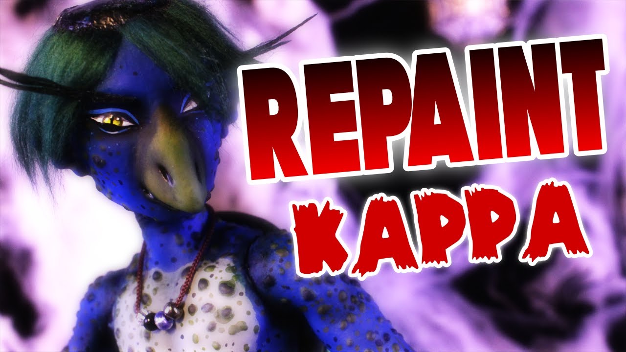 Kappa 🎃 From Monster High to Mythical Yokai | Monstrum Doll RePaint!