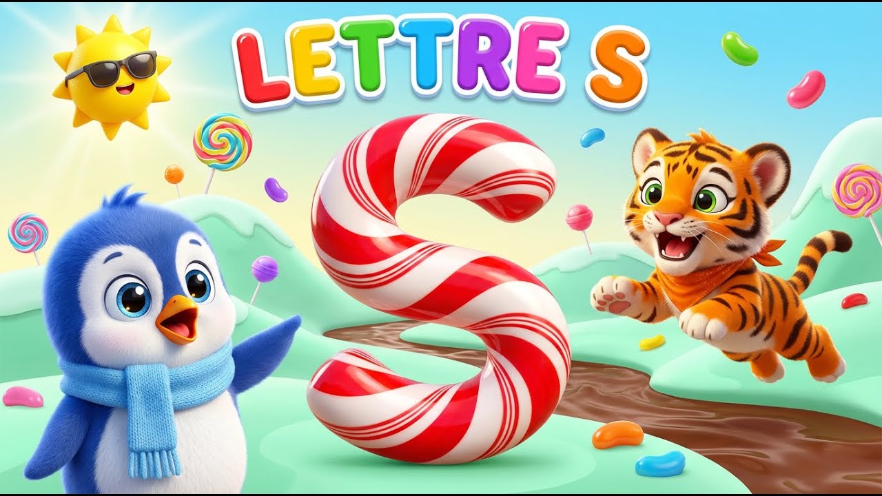 Le Secret Délicieux de la Lettre S 🍭 ! (Aventure Magique avec Pingo & Tigrou)