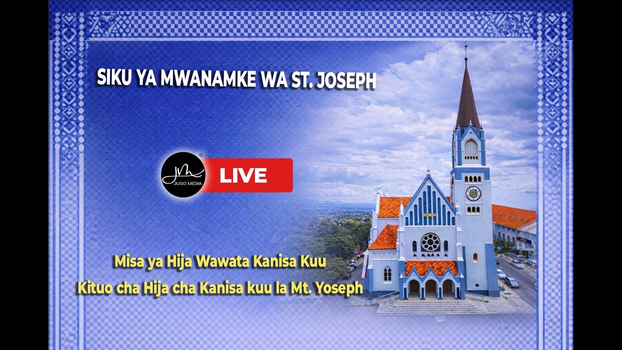 #LIVE:  Misa Takatifu ya Hija ya WAWATA | Kituo Cha Hija Kanisa Kuu la Mt. Yosefu Jimbo Kuu la DSM.