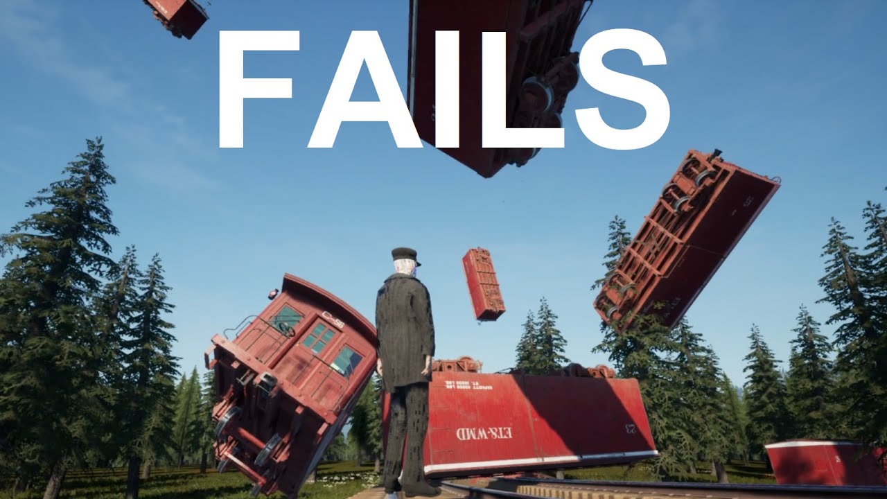 3 Minutes of FAILS in Railroads Online! (Part 10)