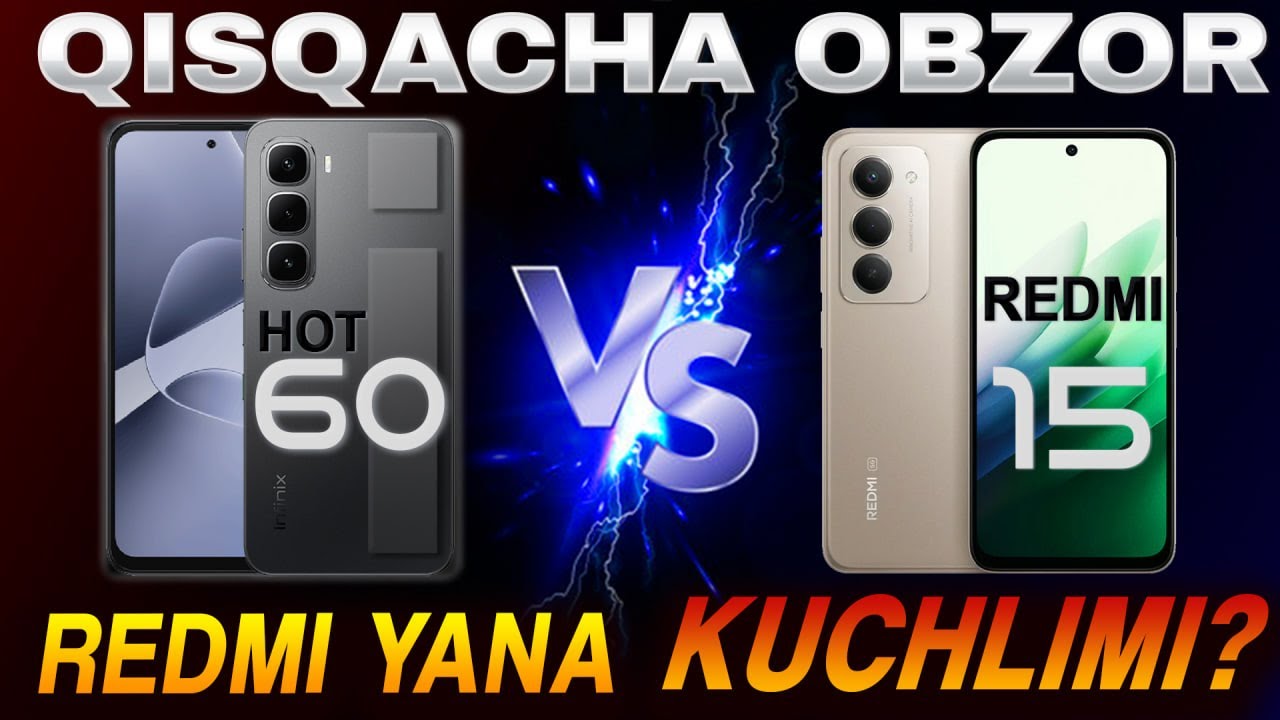 👉 Redmi 15 vs Infinix Hot 60i | Qaysi Telefon Yaxshi? 🔥 #compare