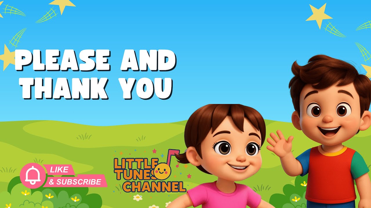 Please and Thank You 🎶 | Learn English Manners | Kids English Song | Little Tunes