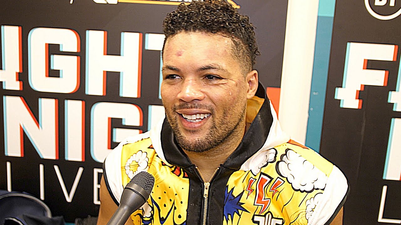 JOE JOYCE after DUBOIS WIN - 