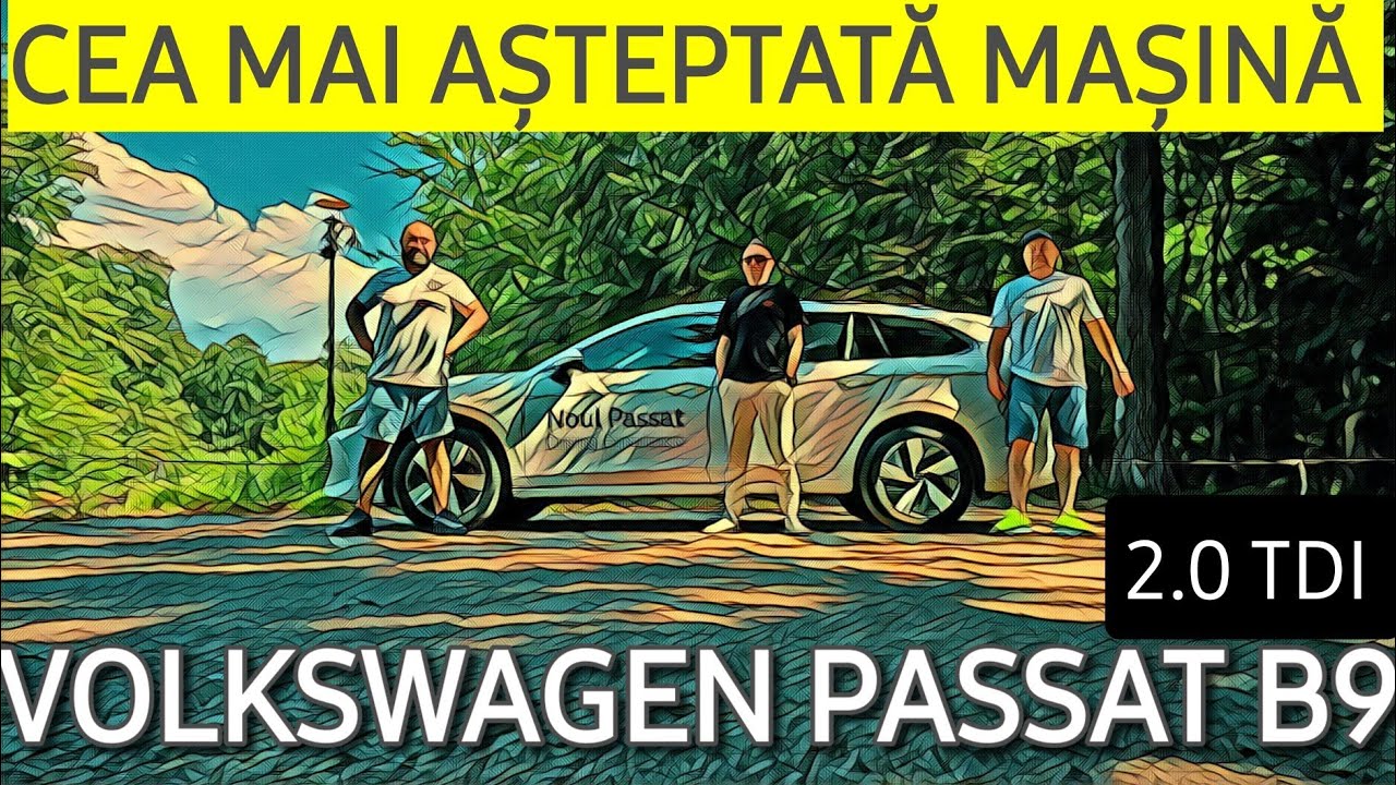 Cea mai așteptată mașina - Volkswagen Passat B9 - pe MOTORINĂ