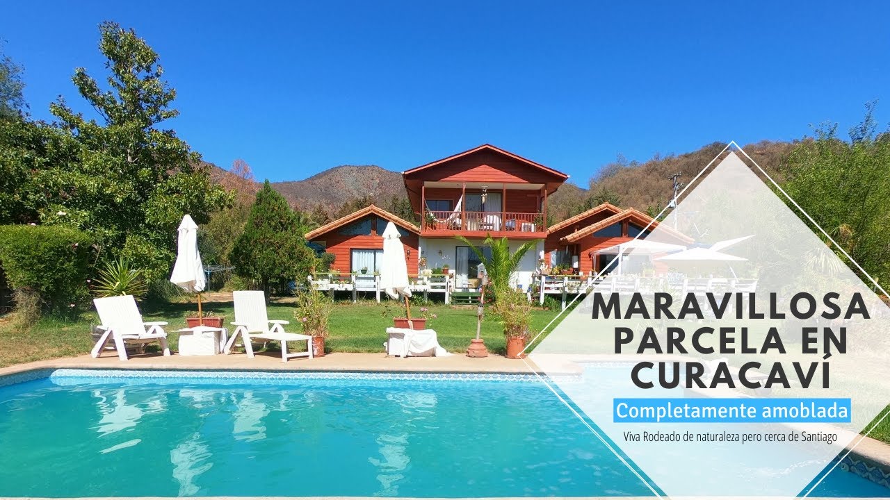 Se Vende Parcela Amoblada, en Curacaví