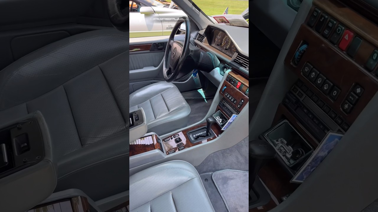 Мерседес совместно с Порше выпустил всего 10 479 таких автомобилей Mercedes Benz 500E w124