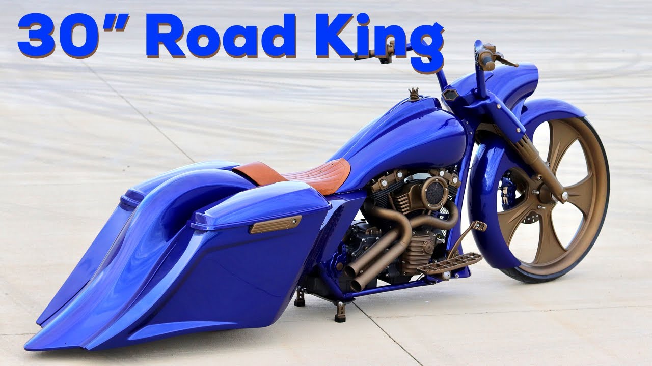 Machos Clean 30" Harley Custom Bagger For Sale