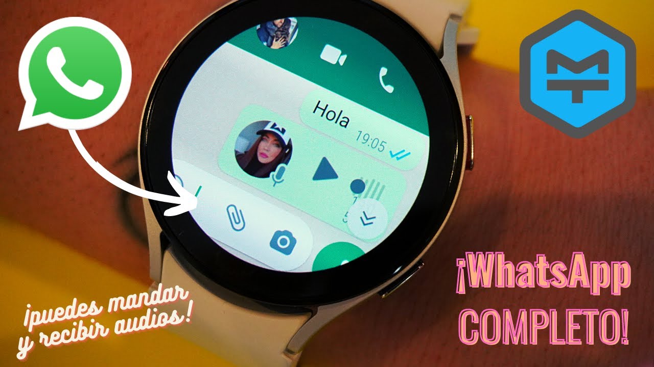 Cómo TENER WHATSAPP COMPLETO en el Samsung Galaxy Watch (Y MÁS)