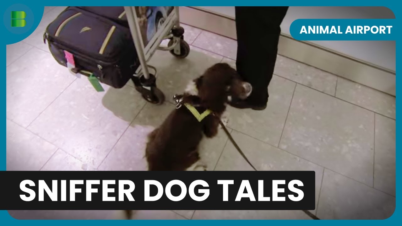 Sniffers Uncover Contraband - Animal Airport - S01 EP04 - Animal Documentary