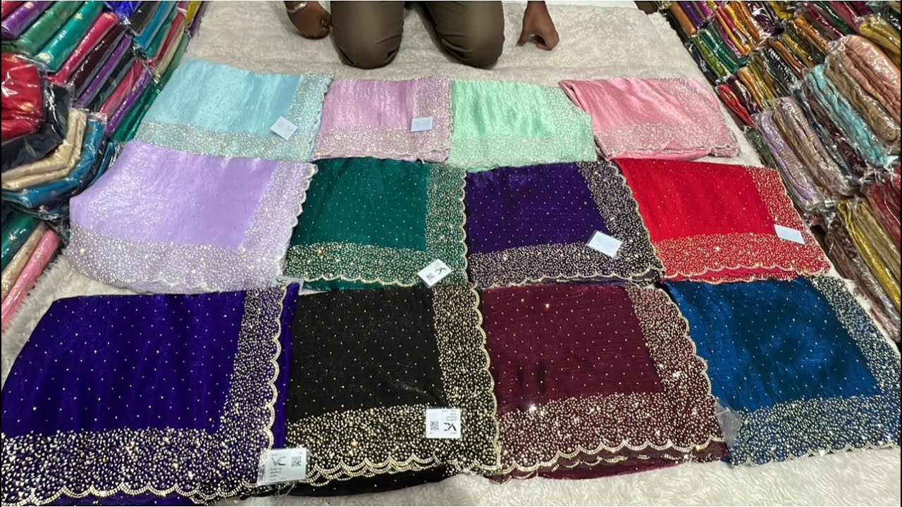 Chickpet Bangalore wholesale fancy designer sarees||Single saree courier available