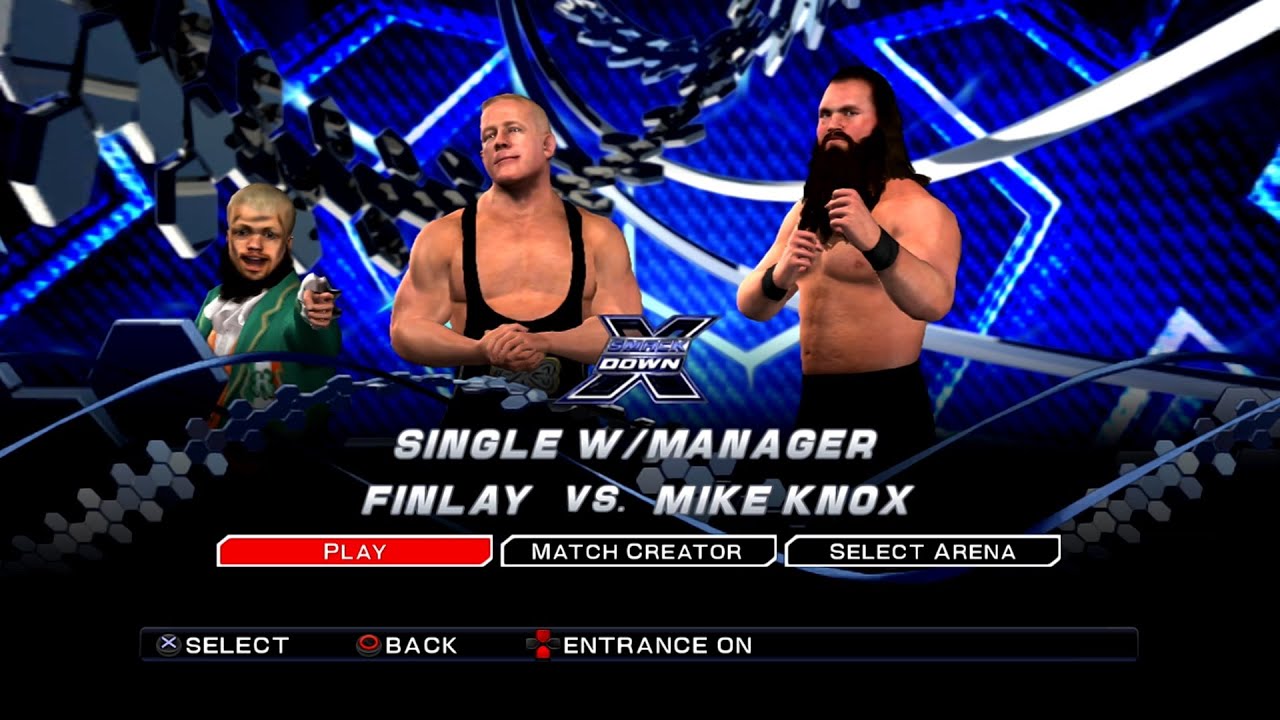 WWE SmackDown VS Raw 2011 PS3 - Finlay VS Mike Knox [2K][mClassic]