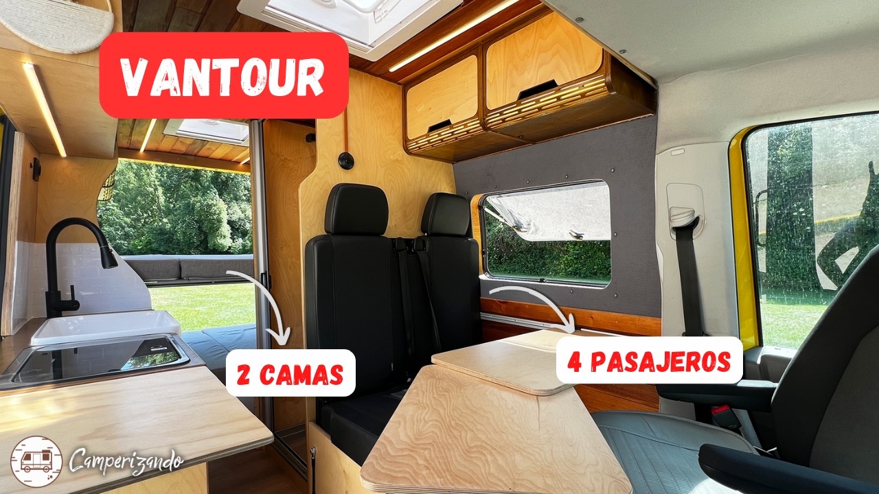 TOQUES ÚNICOS en Volkswagen Crafter L3H3 Camperizada | Vantour 🚌