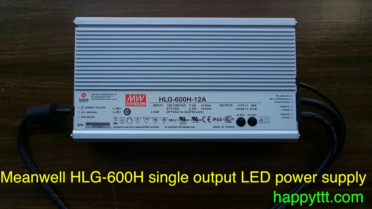 HLG-600H Meanwell power supply LED driver - happyttt.com