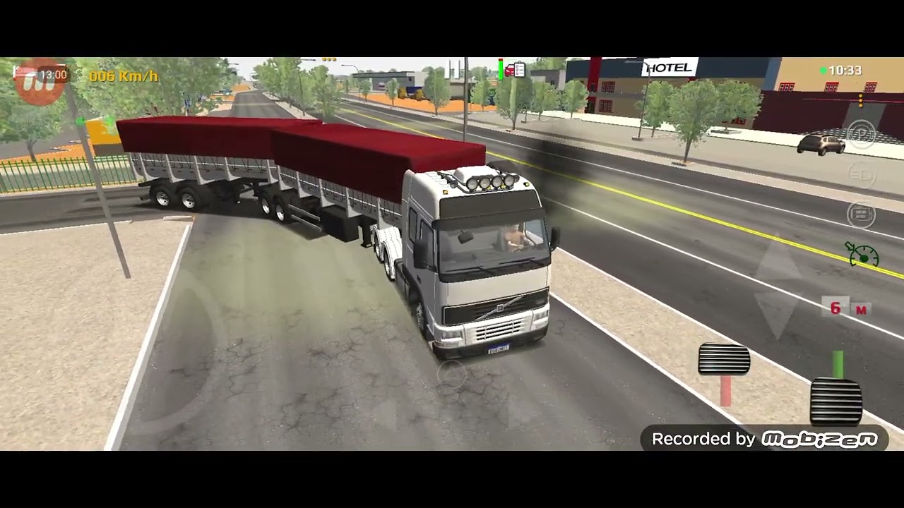 World Truck Driving Simulator #22 (VOLVO F 16 Avec une double remorque)