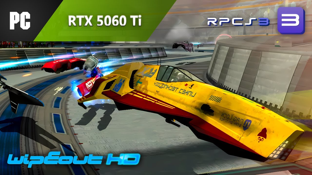 Wipeout HD PC Gameplay | RPCS3 + RTX 5060 Ti