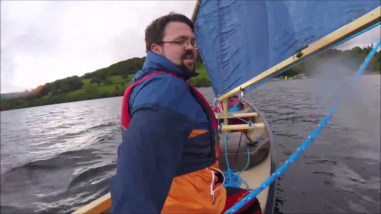 First Launch of Crazy-Noo II the Open Sailing Canoe.