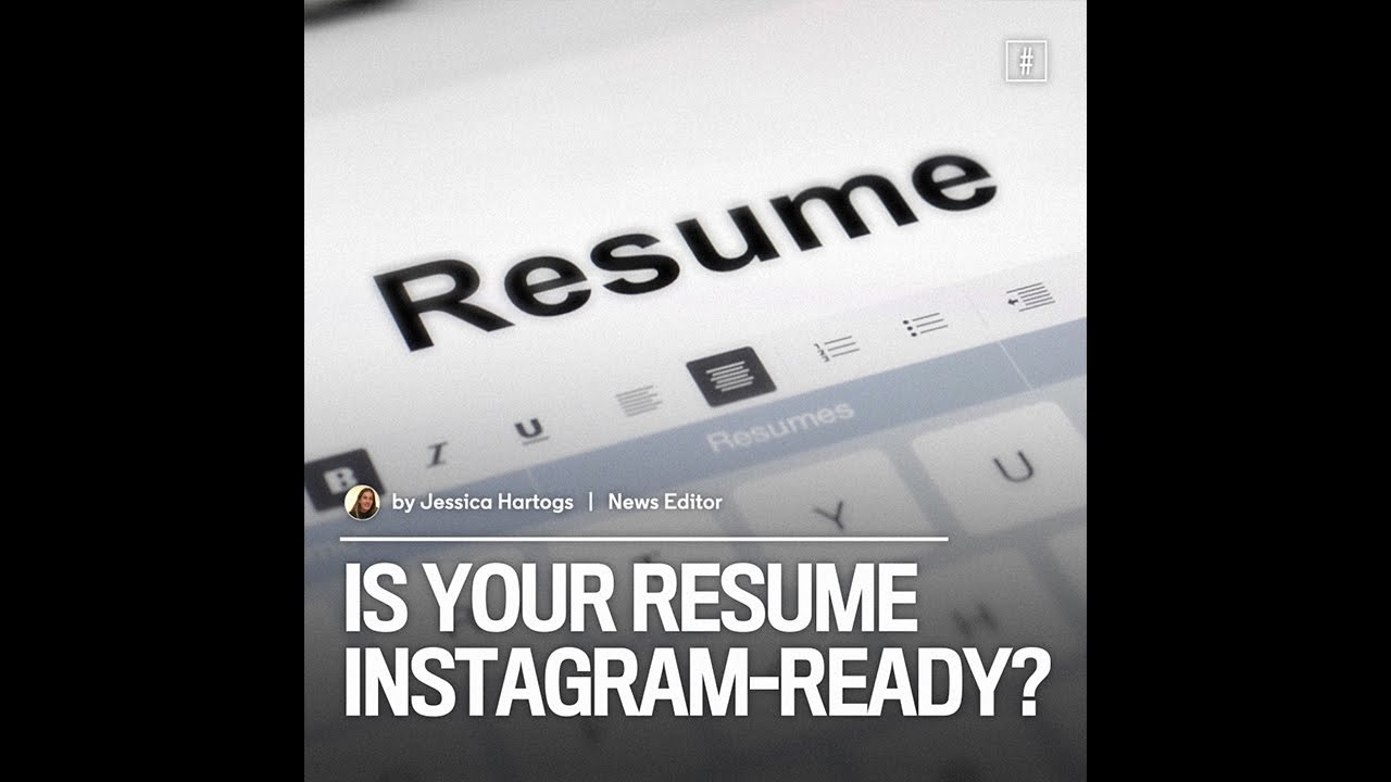 The Daily Rundown: Is Your Resume Instagram-Ready?