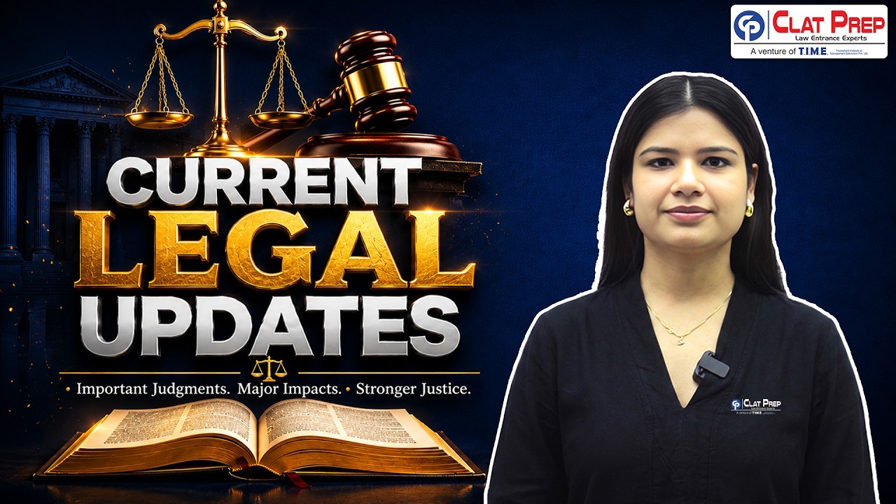 ⚖️ Latest Legal Updates in India | Important Court Judgments Explained
