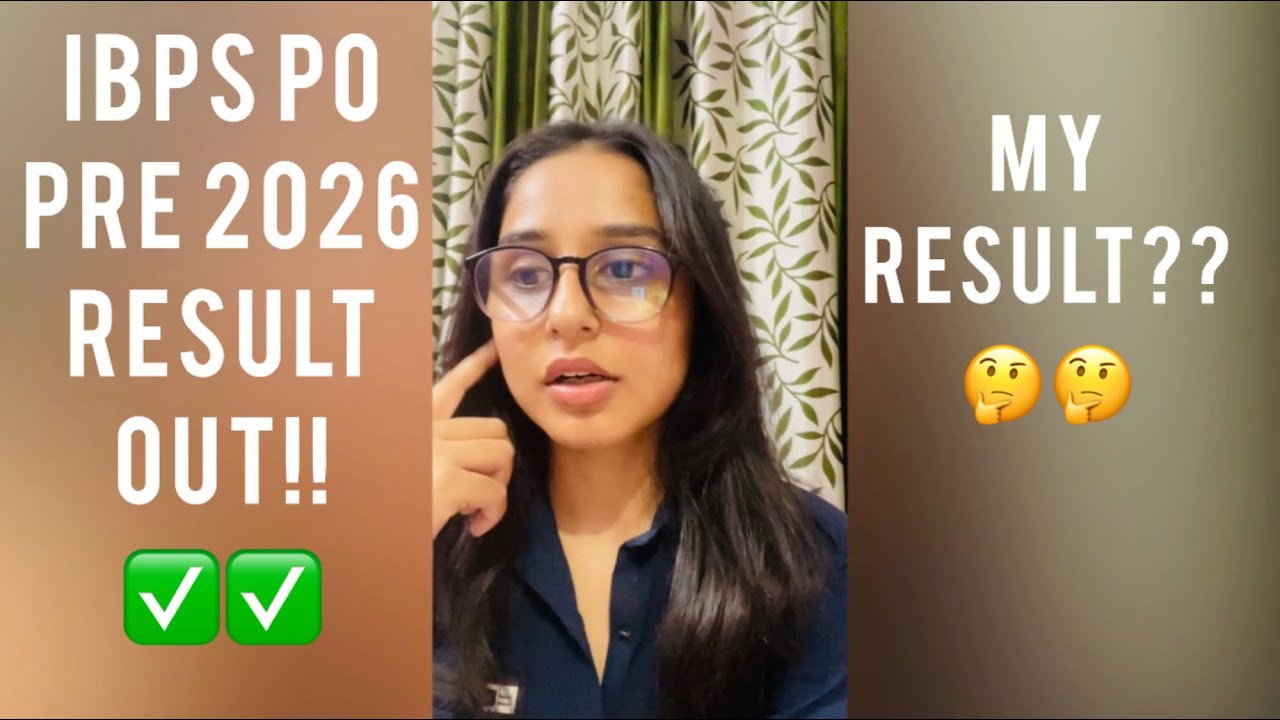 РЕЗУЛЬТАТЫ IBPS PO PRE 2026 ОПУБЛИКОВАНЫ!!✅✨