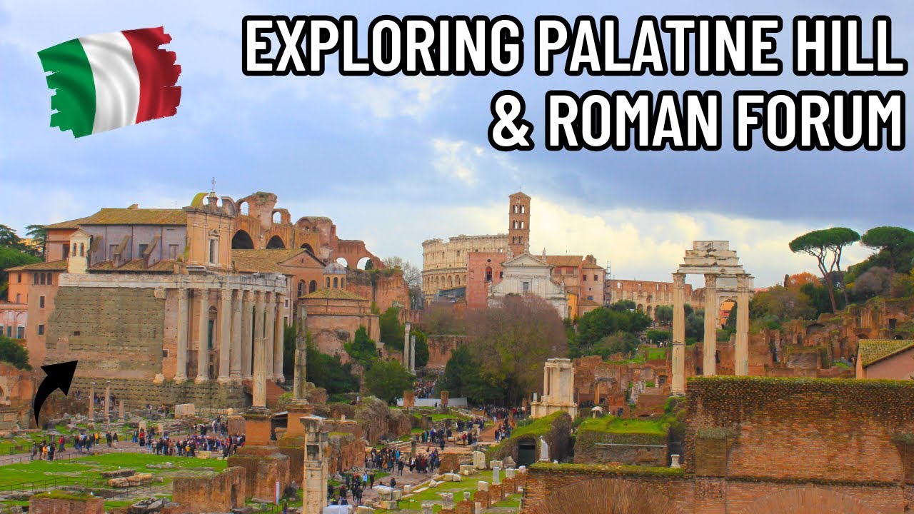 EXPLORING the PALATINE HILL & ROMAN FORUM RUINS! 🇮🇹