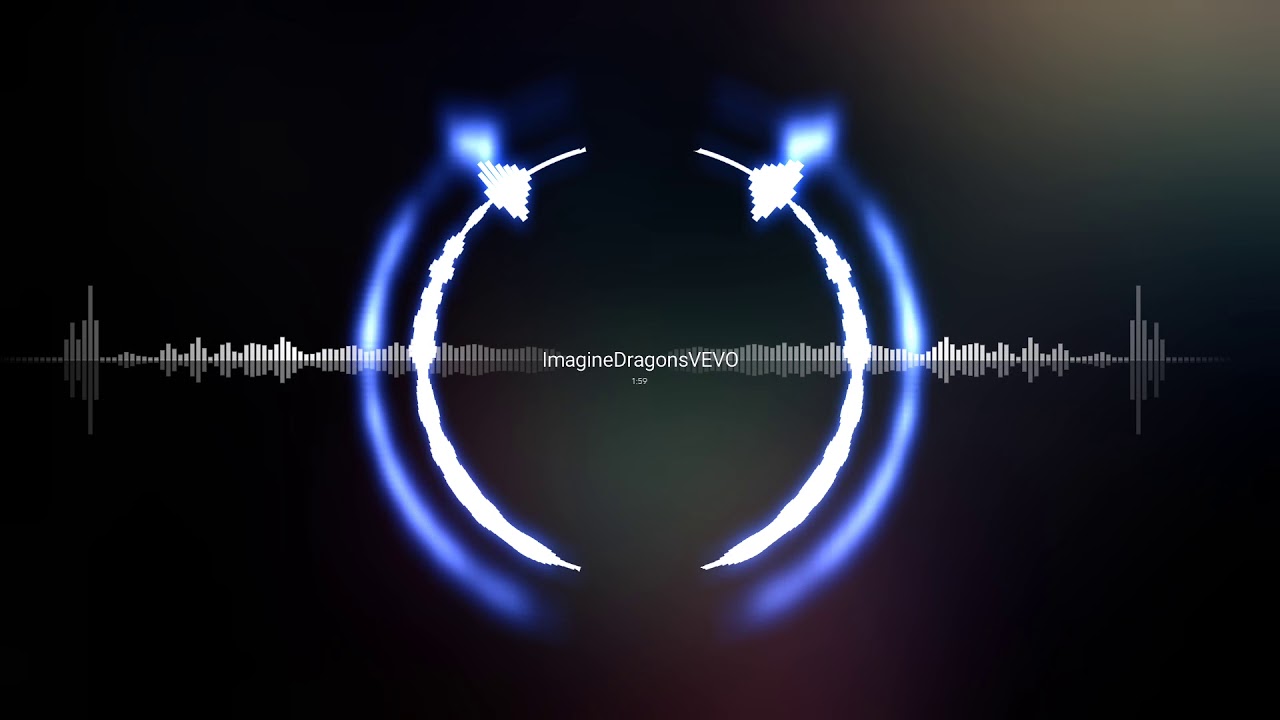Imagine Dragons - Natural(espectro de audio ) - (audio modificado)