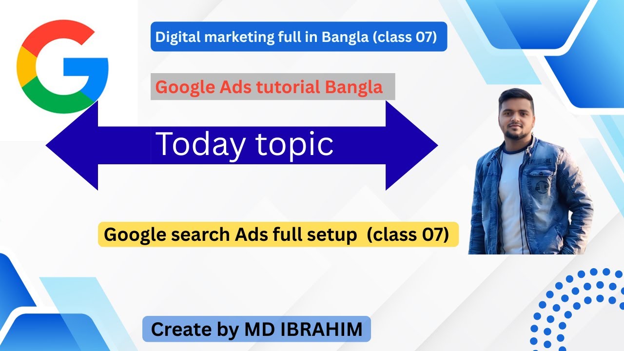 Google Display Ads Full Tutorial Bangla  Display Ads Setup Step by Step class 07 part 1