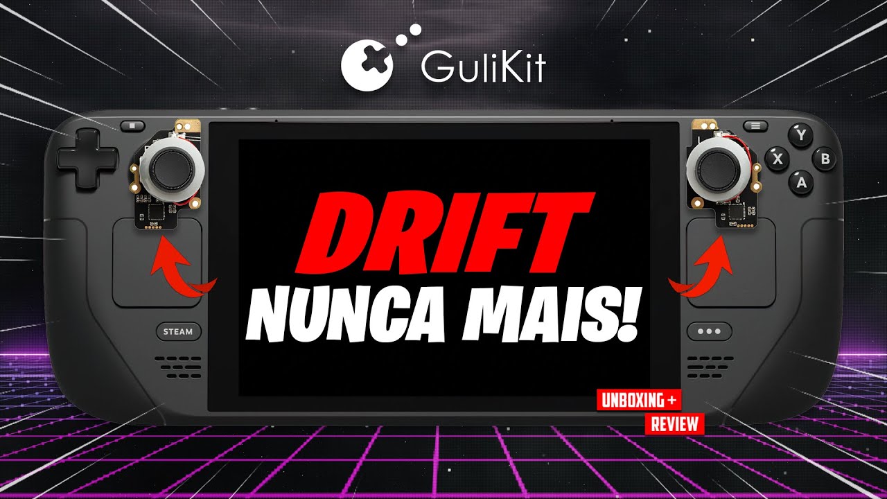 DRIFT NO STEAM DECK? NUNCA MAIS! ANALÓGICOS MAGNÉTICOS GULIKIT!