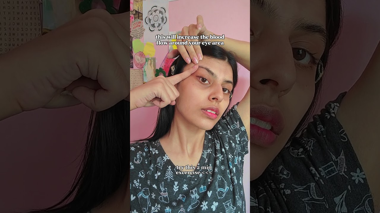 want an attractive cat eye? start doing this #skincareroutine #faceexercise #facialexercises