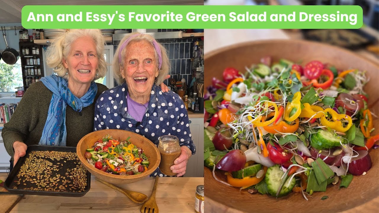 Ann and Essy's Favorite Green Salad and Dressing