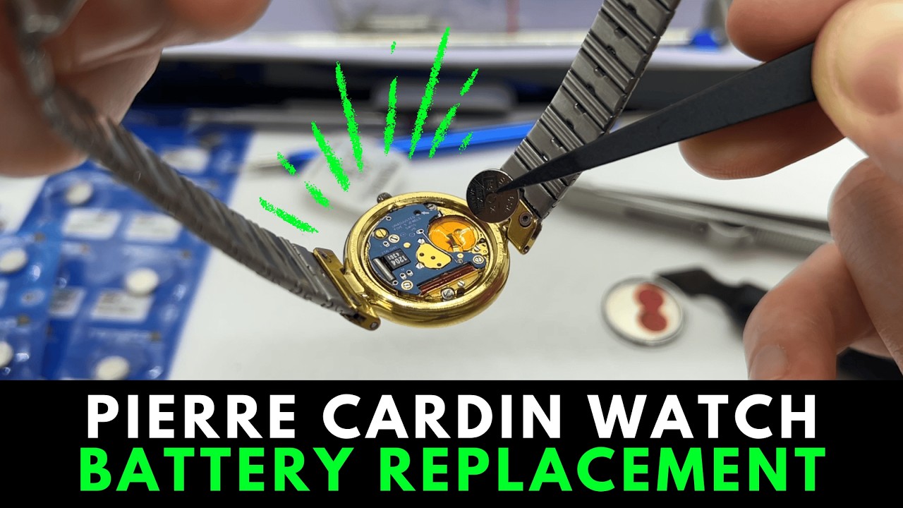Pierre Cardin Watch Battery Replacement
