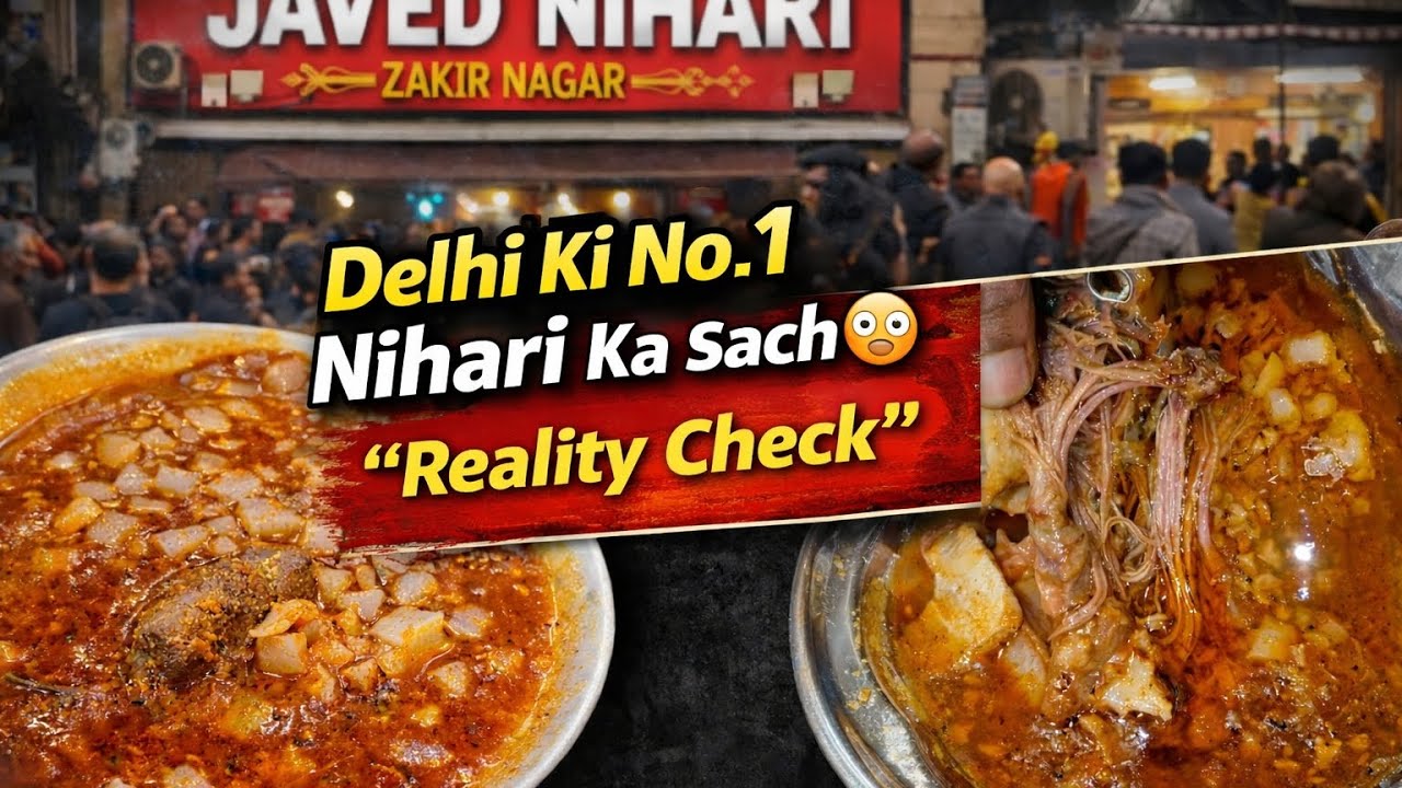 Delhi Ki Best Nalli Nihari? 😳 Javed Nihari Zakir Nagar | Honest Review