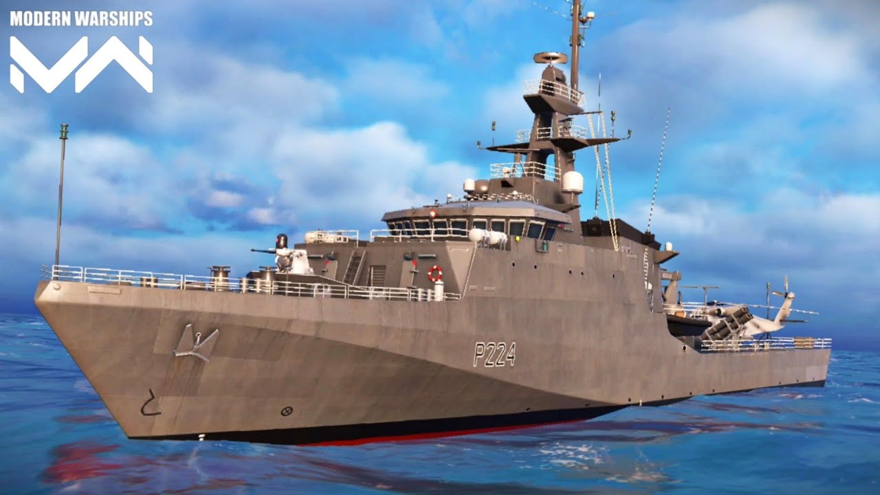 Modern Warships: new HMS TRENT P224. Alpha test gameplay.