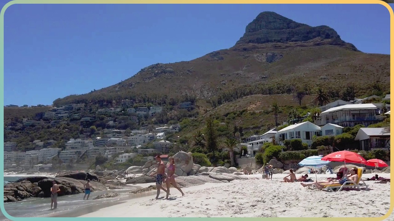 Virtual Walk from Camps Bay to Clifton. Cape Town's most breathtaking beaches