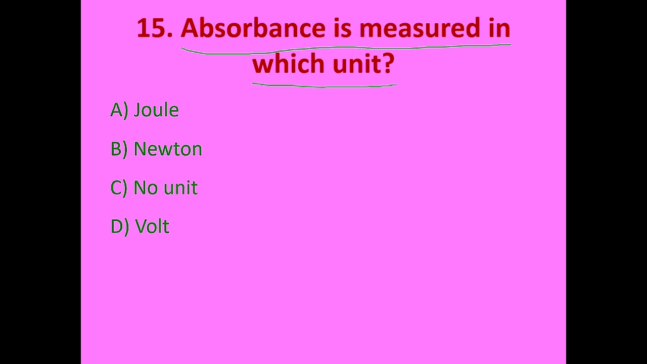 UV-Visible Spectrophotometry MCQs | 30+ Most Important Questions for Pharmacy Exams | Learn & Revise
