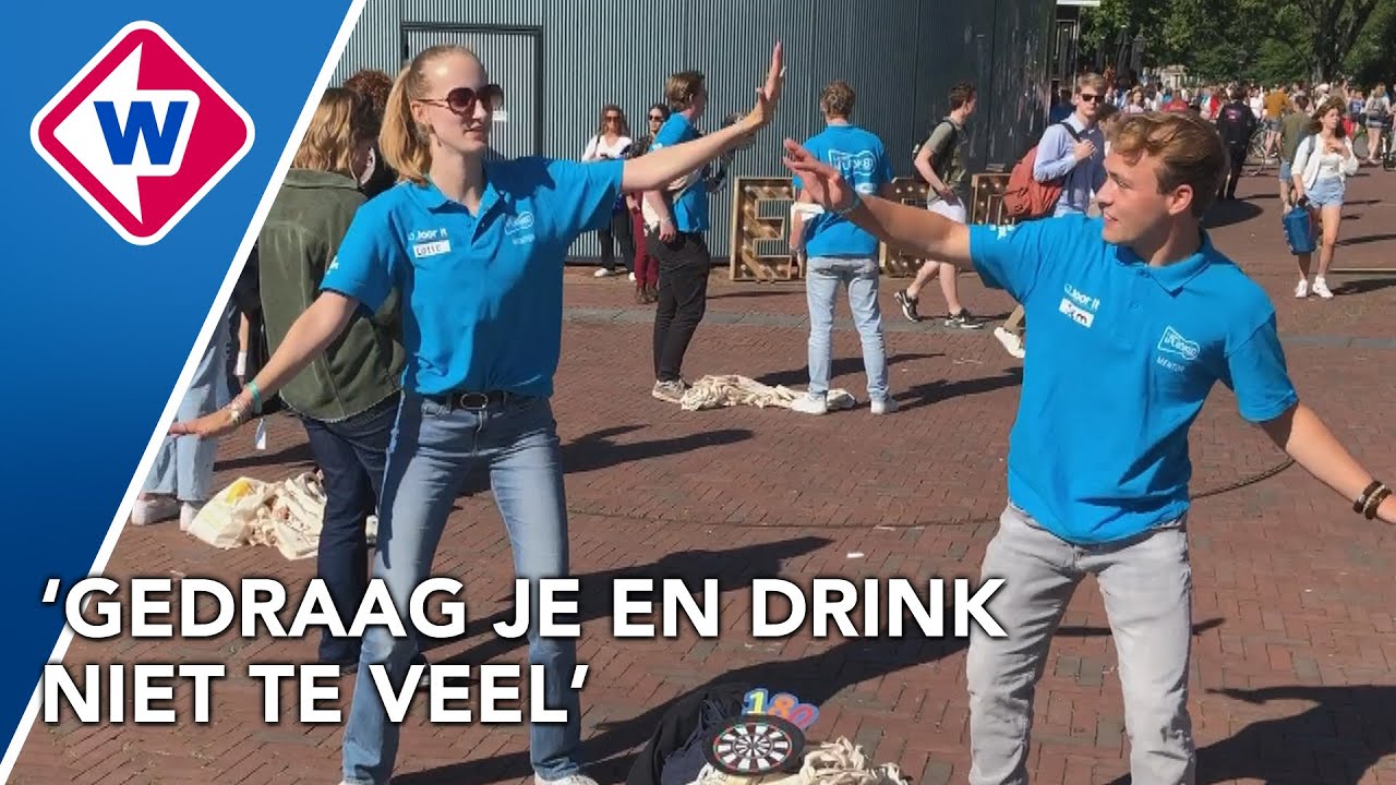 Nieuwe studenten verwelkomd in Leiden