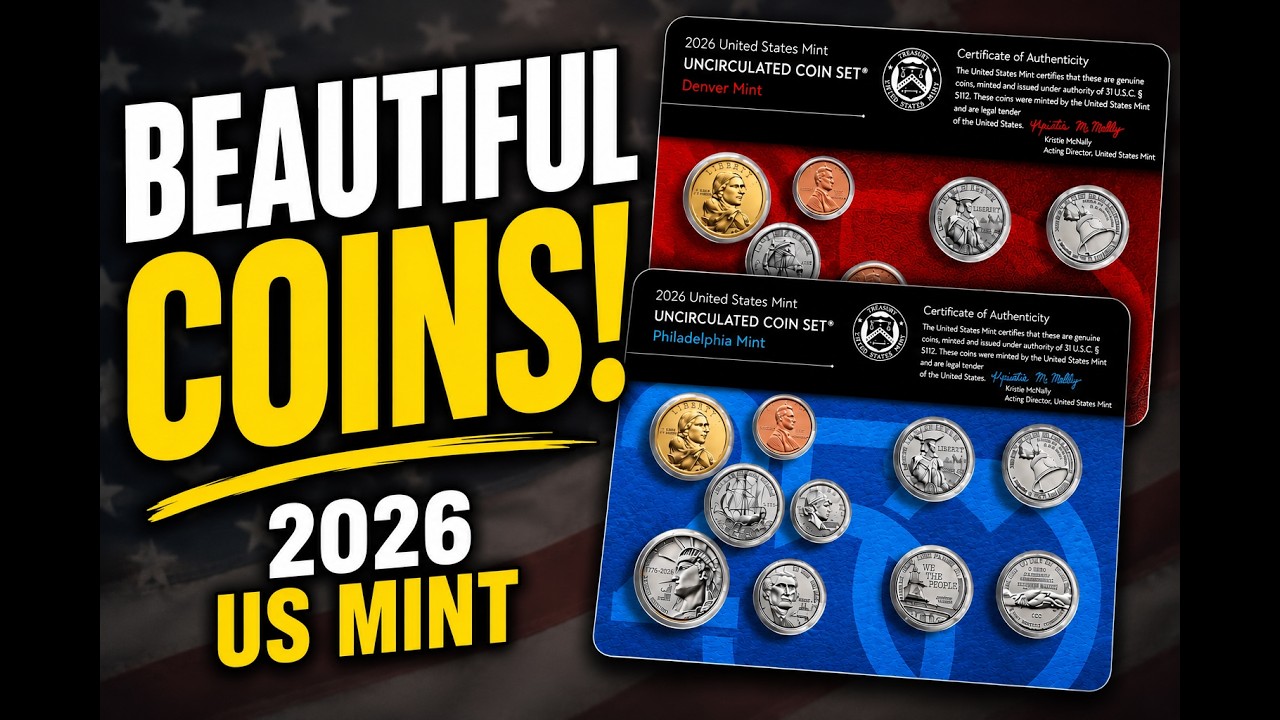 2026 US Mint Uncirculated Coin Set - Every Coin Up Close