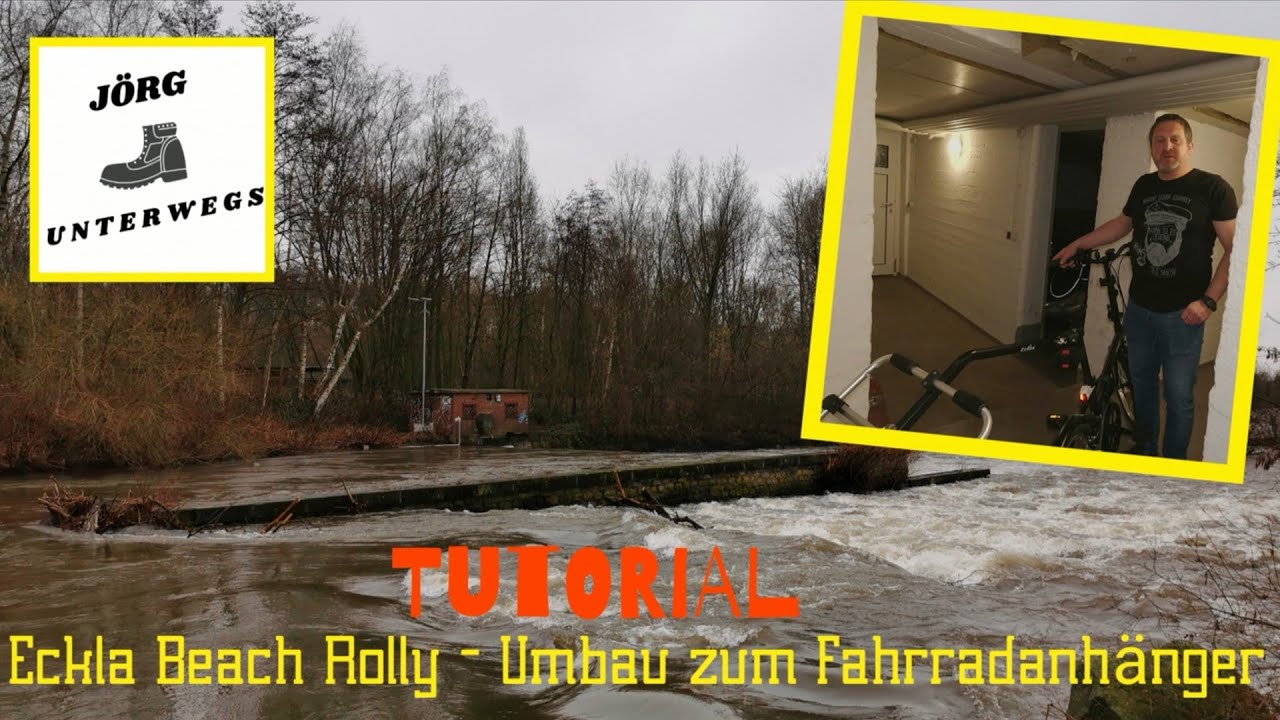 Tutorial - Eckla Beach Rolly - Umbau zum Fahrradanhänger
