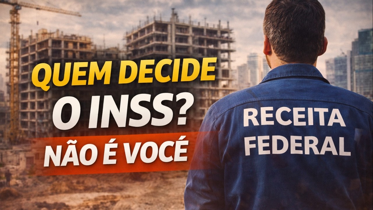 Quem decide o INSS da sua obra NÃO é você. É a Receita Federal.  #ferreirawa