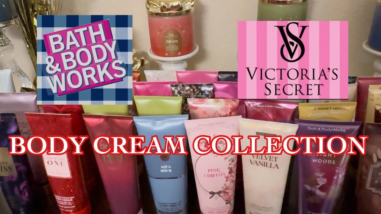 *BODY CREAM COLLECTION* BATH & BODY WORKS BODY CREAM COLLECTION PLUS SOME VICTORIA SECRET