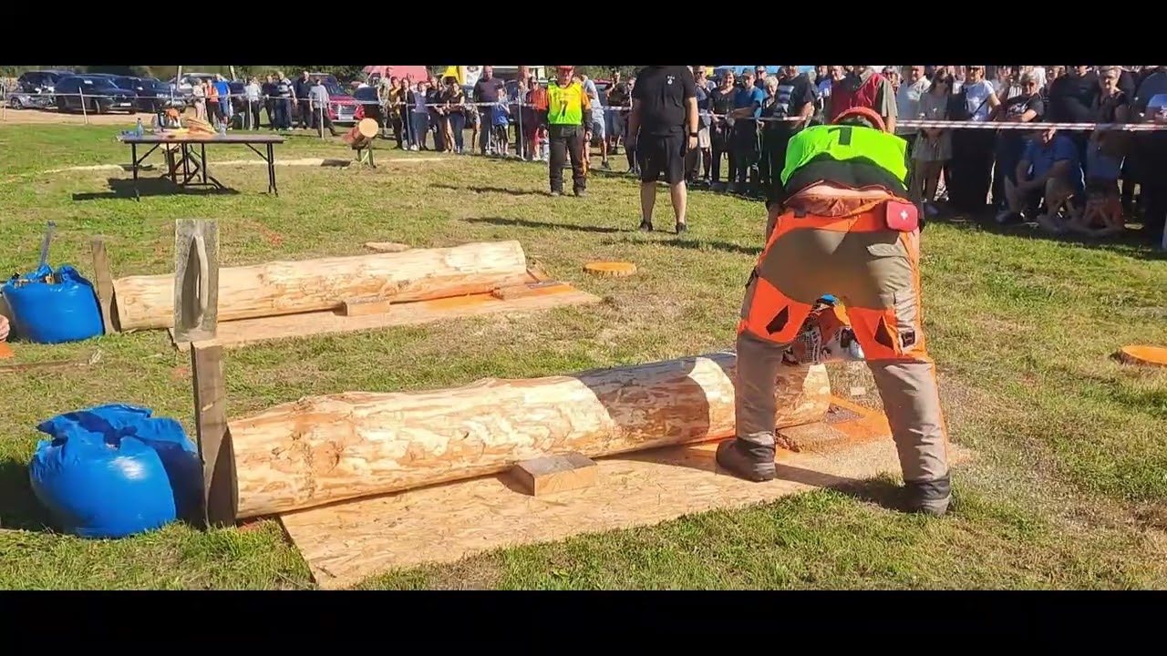 Siekiera, piła i precyzja – drwale rywalizowali w Sławatyczach nad Bugiem