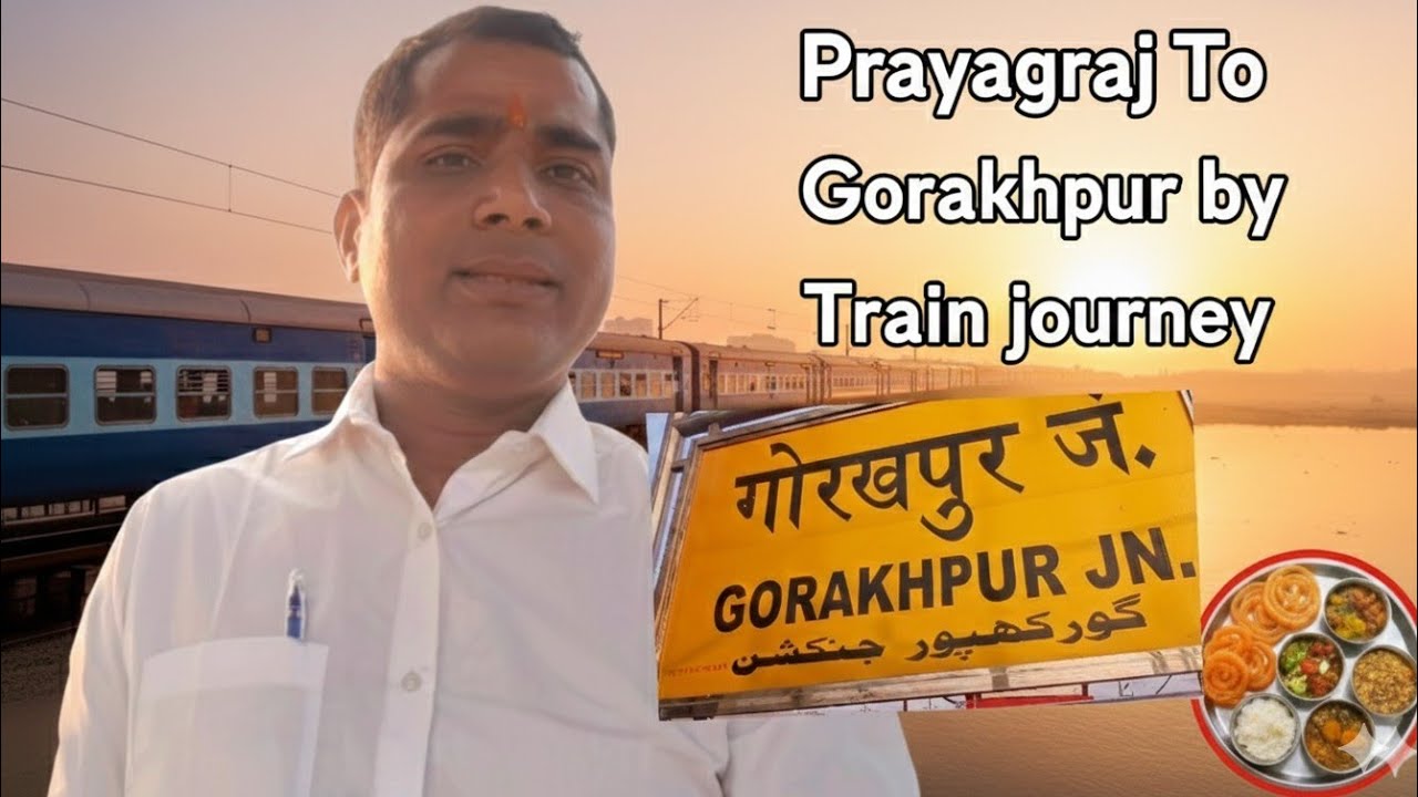 TRAIN Journey Prayagraj to Gorakhpur 18th January 2026 Uttar Pradesh Bharat 